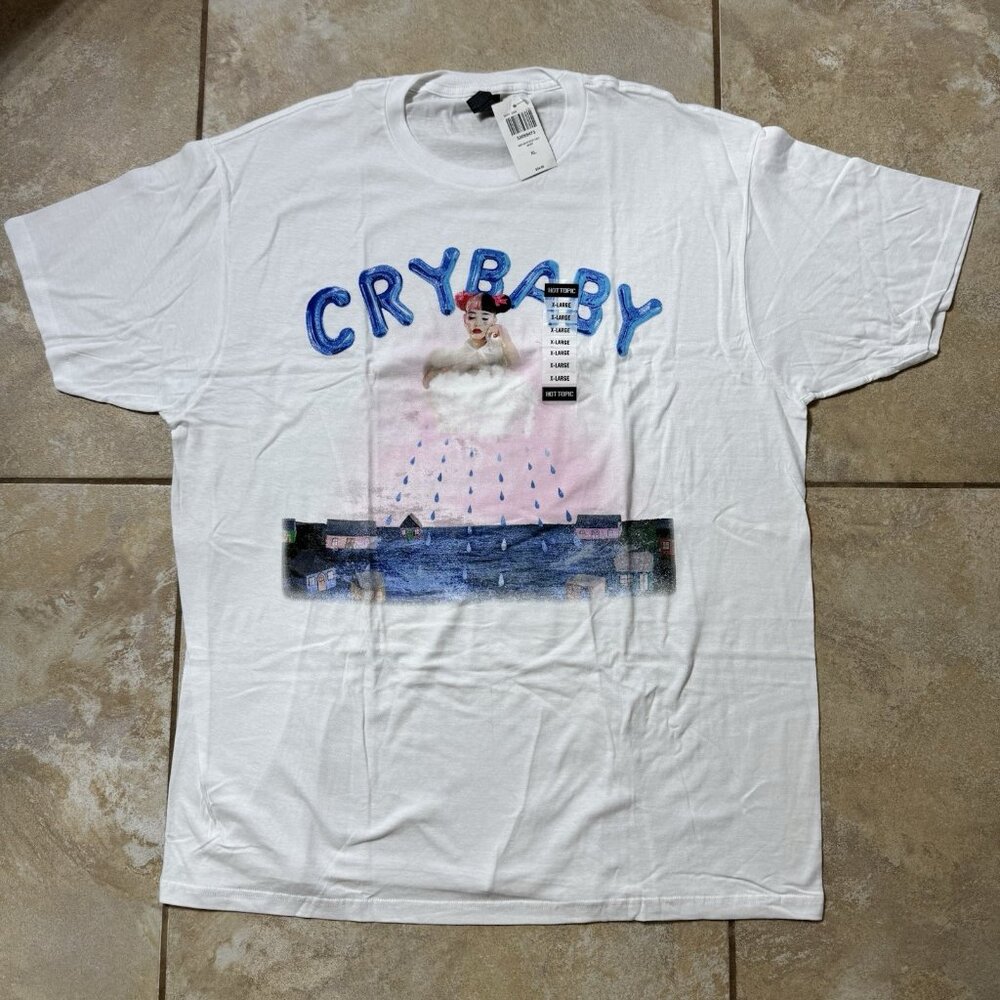 Melanie Martinez Cry Baby White T-Shirt X-LARGE New